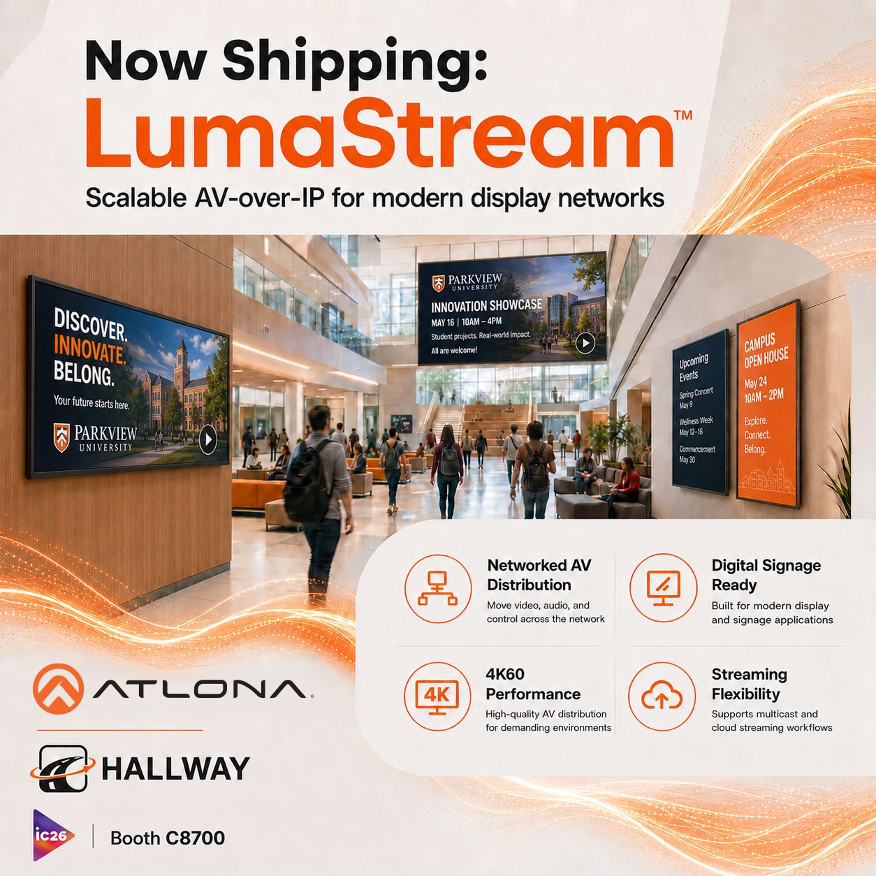 Atlona LumaStream™ — Now Shipping Ad