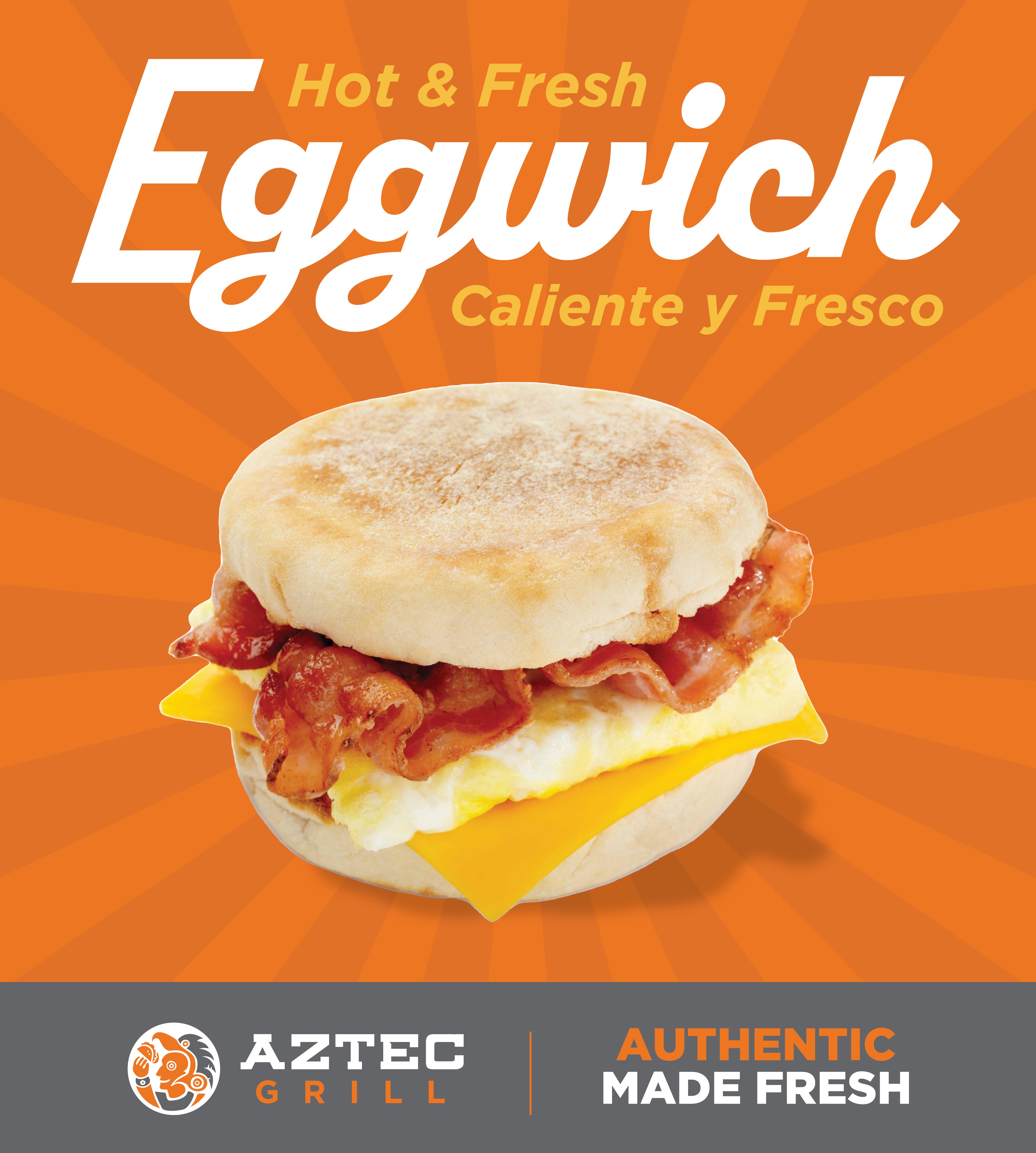 Aztec Grill — Eggwich In-Store Graphic
